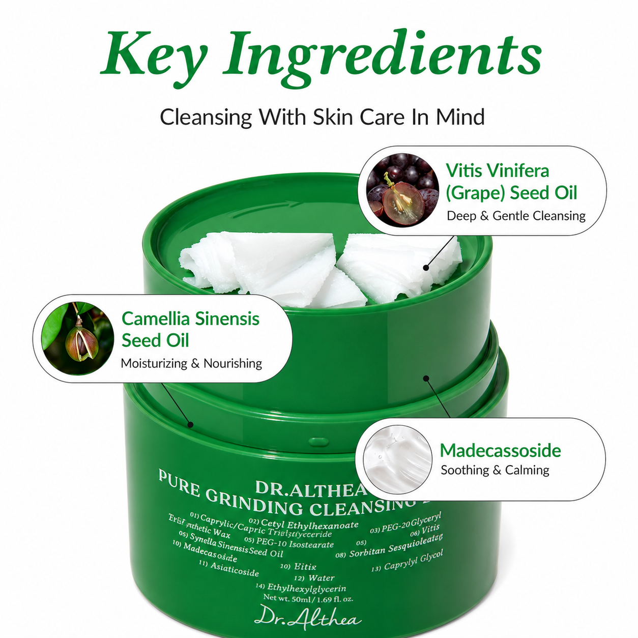 Dr. Althea - Pure Grinding Cleansing Balm | Bálsamo limpiador 50 ml