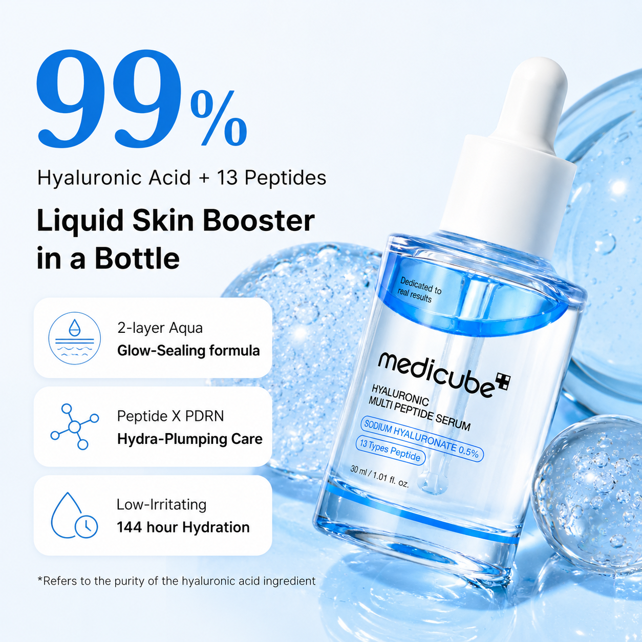 medicube - Hyaluronic Multi Peptide Serum | Sérum 30 ml