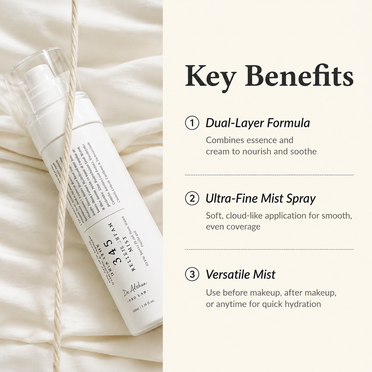 Dr. Althea - 345 Relief Cream Mist | Crema mist 100 ml