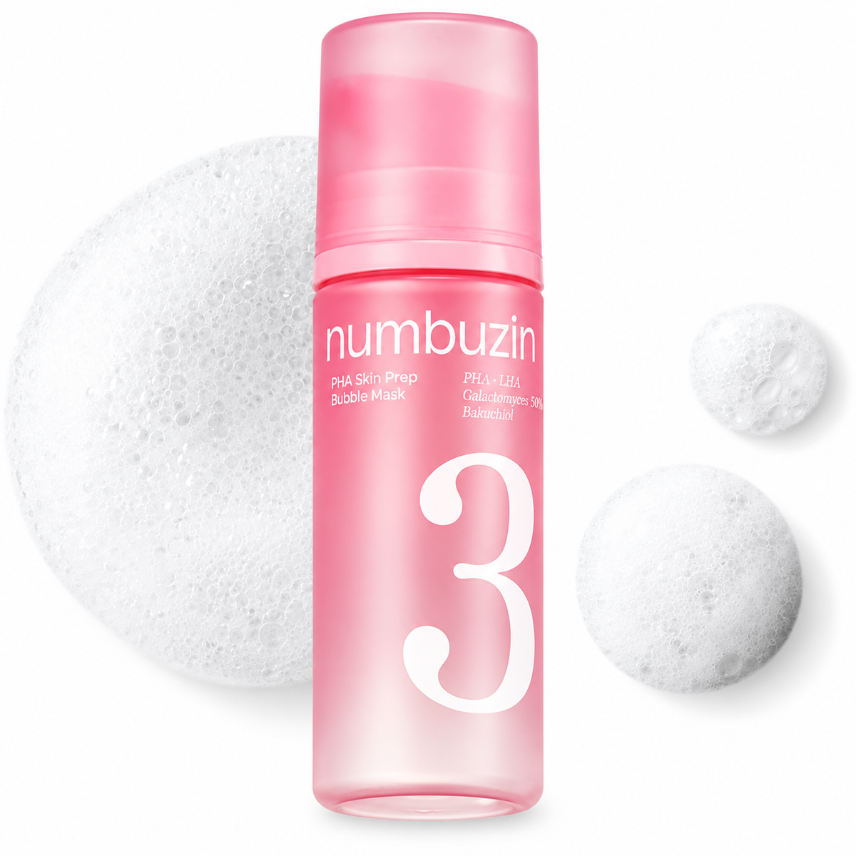 numbuzin - No.3 PHA Skin Prep Bubble Mask | Mascarilla facial 90 ml