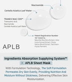 APLB - Mascarilla Facial Tranexamic Acid Niacinamide Sheet Mask