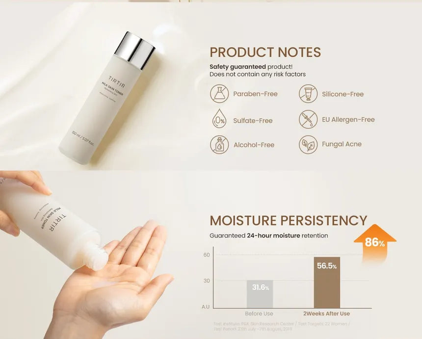 TIRTIR Tónico Milk Skin Toner