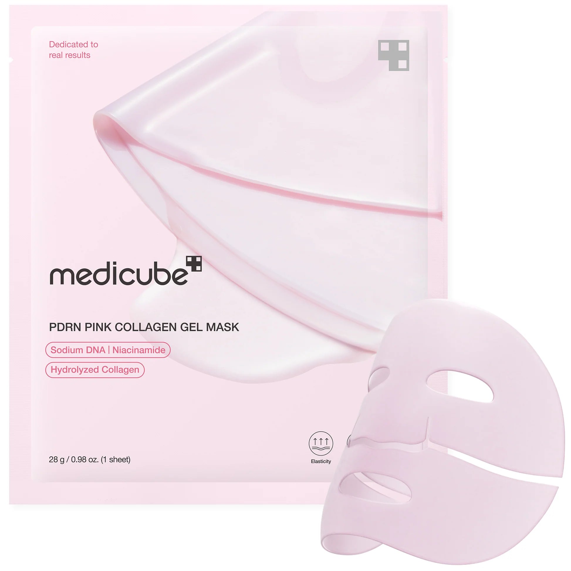 medicube - Mascarilla Facial PDRN Pink Collagen Gel Mask