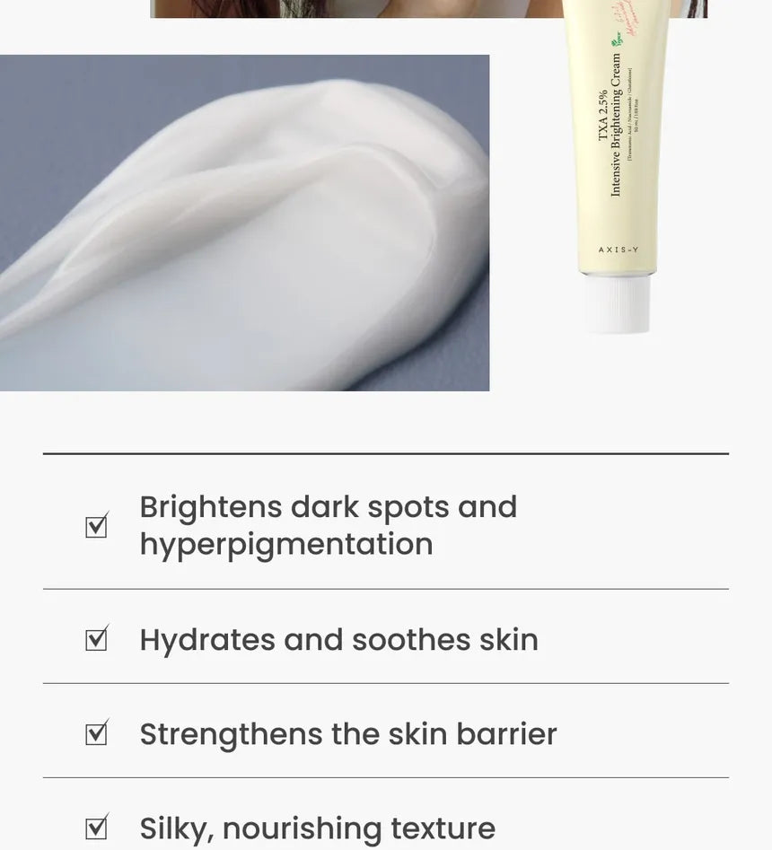 AXIS-Y - Crema Hidratante TXA 2.5% Intensive Brightening Cream