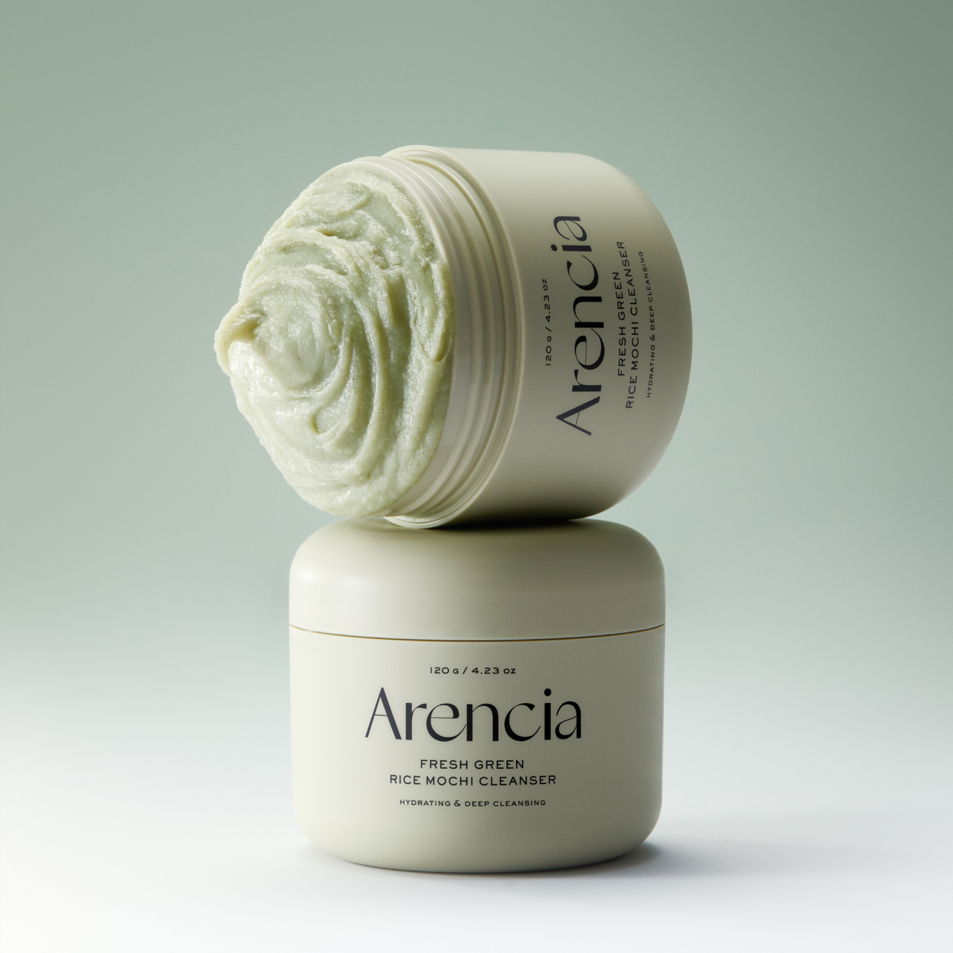 Arencia - Fresh Green Rice Mochi | Limpiador facial 100 ml