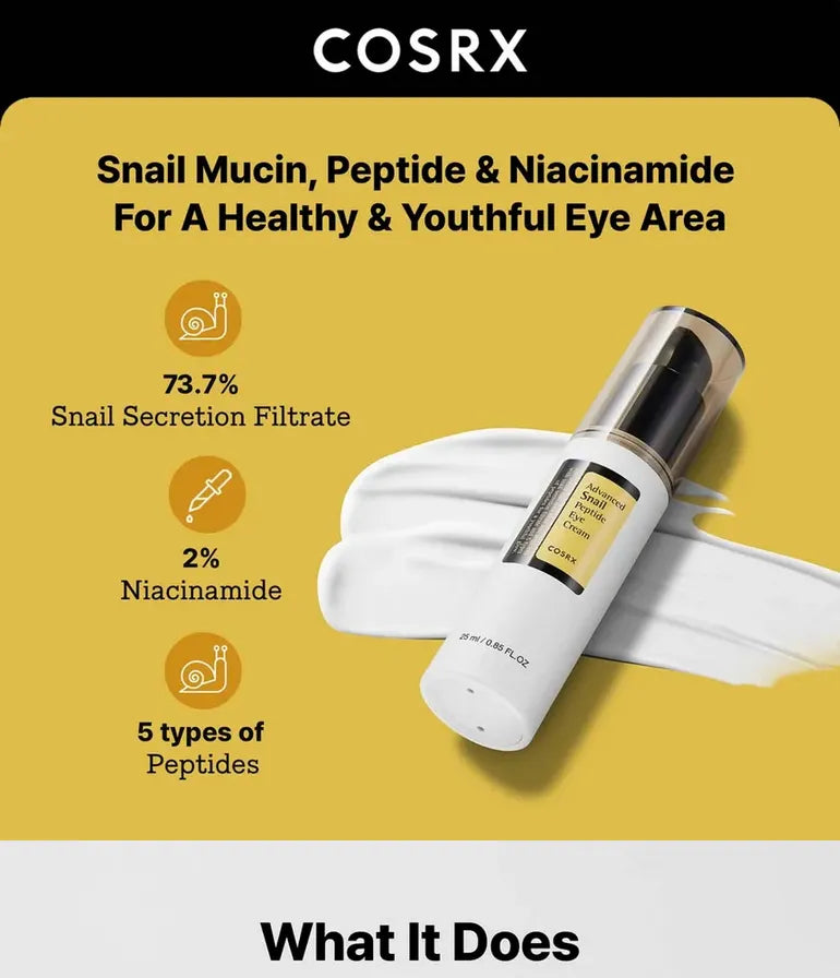 COSRX - Advanced Snail Peptide Eye Cream