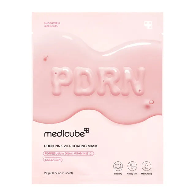 medicube - PDRN Pink Vita Coating | Mascarilla 30 ml